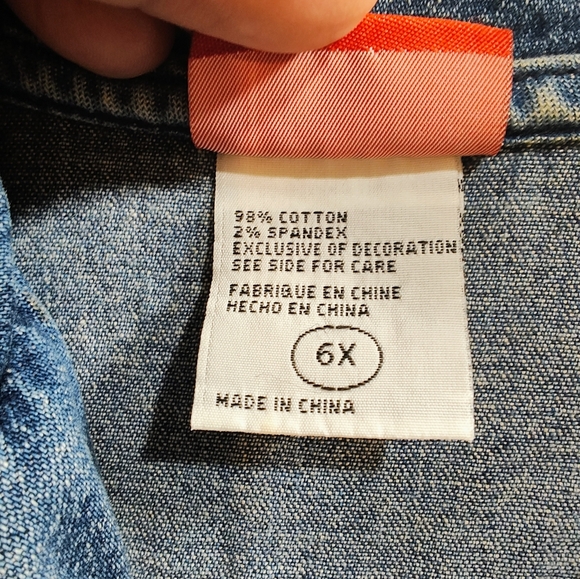 Embroidered Denim Jacket with Floral Accents - Picture 8 of 16